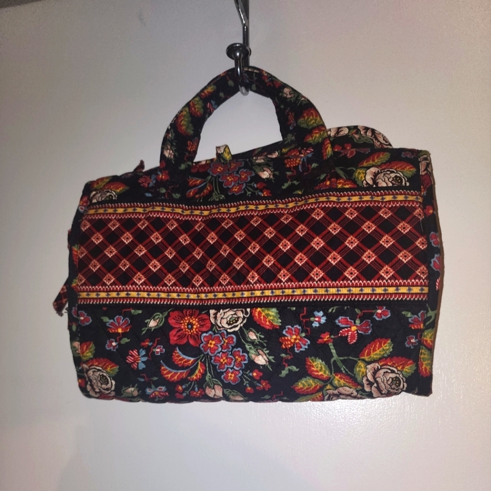 Vera Bradley rolling makeup/travel bag NWOT